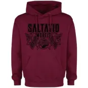 Saltatio Mortis Luvtröja - Viking Logo - S XL - för Herr - röd