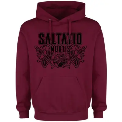 Saltatio Mortis Luvtröja - Viking Logo - S XL - för Herr - röd
