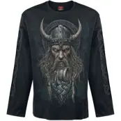 Spiral Långärmad tröja - Viking Norsemen - M XXL - för Herr - svart