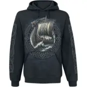 Spiral Luvtröja - Viking Norsemen - S 4XL - för Herr - svart
