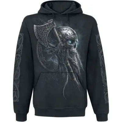 Spiral Luvtröja - Viking Rampage - S 4XL - för Herr - svart