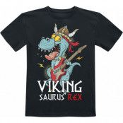 Tierisch - Fun T-shirt - Viking Saurus Rex - 104 164 - för barn - svart