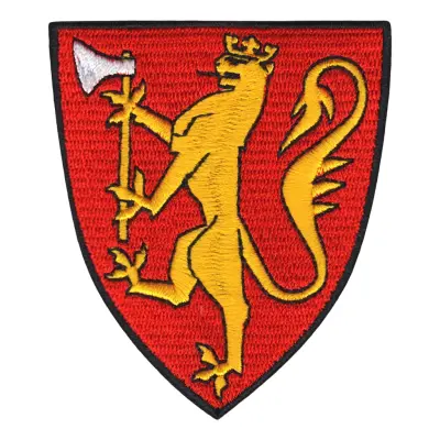 Tygmärke Norges Riksvapen