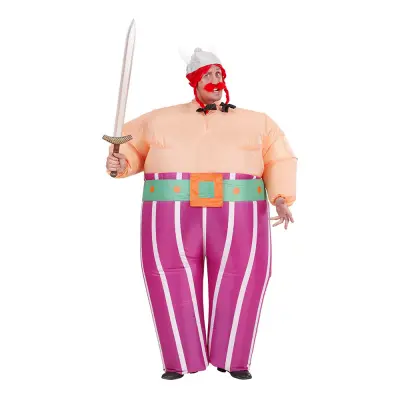 Uppblåsbar Gallisk Viking Maskeraddräkt - One size