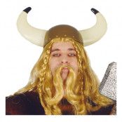 Viking Hjälm med Horn - One size