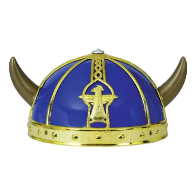 Vikingahjälm Blå - One size