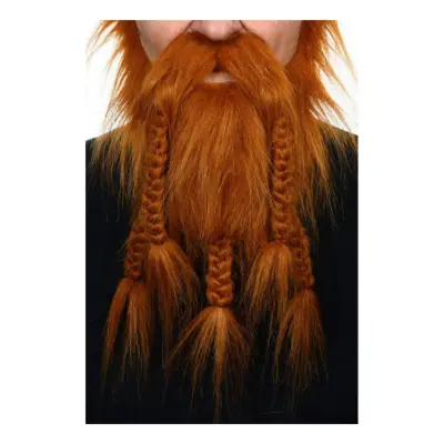 Vikingaskägg Röd Deluxe