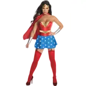 Wonder Woman Deluxe Maskeraddräkt M