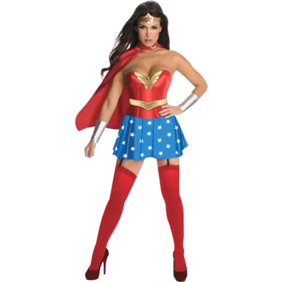 Wonder Woman Deluxe Maskeraddräkt S