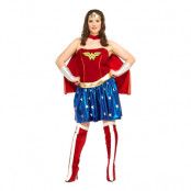 Wonder Woman Plus-size Deluxe Maskeraddräkt - Plus-size