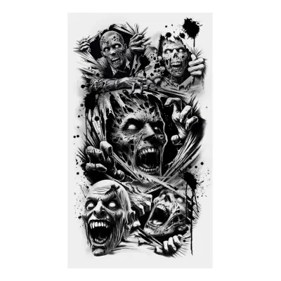 Tatuering Zombie